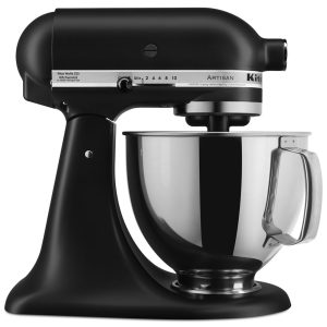 Artisan® Series 5 Quart Tilt-Head Stand Mixer - Black Matte