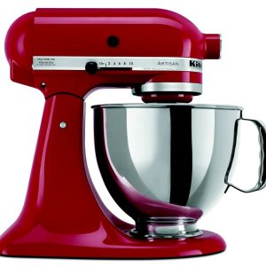 Value Bundle Artisan® Series 5 Quart Tilt-Head Stand Mixer with additional 3 Quart bowl - Empire Red