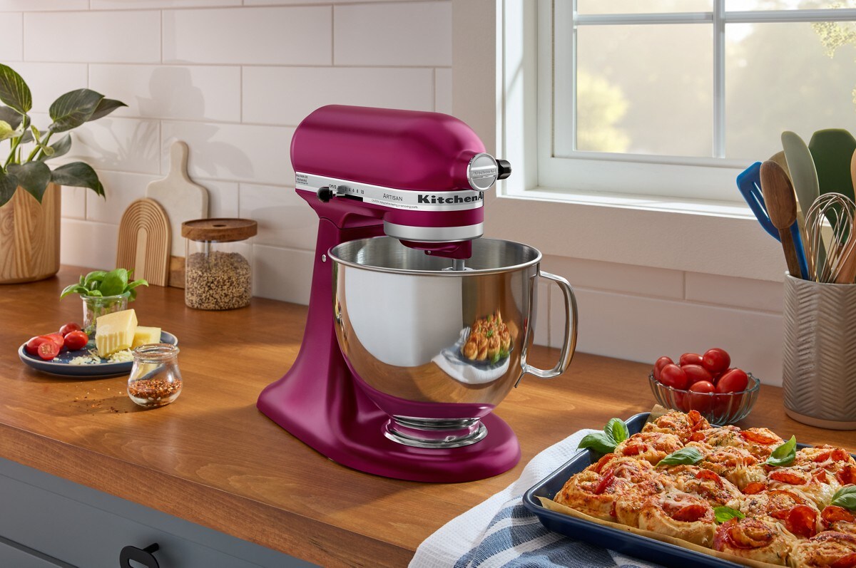 Artisan® Series 5 Quart Tilt-Head Stand Mixer with Premium Touchpoints - Beetroot - Image 5