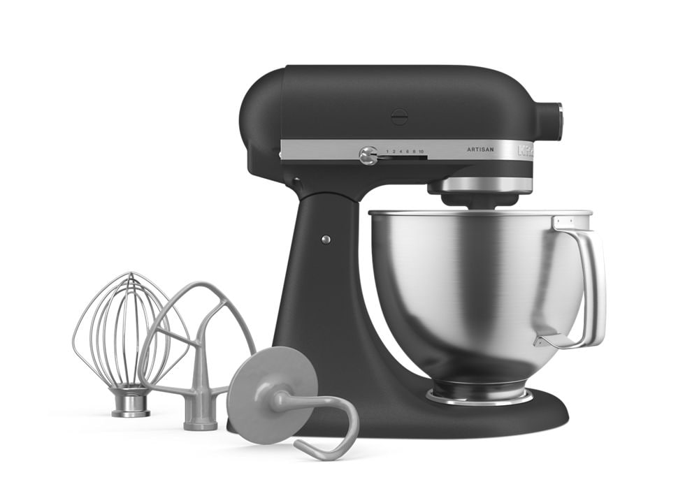Artisan® Series 5 Quart Tilt-Head Stand Mixer with Premium Touchpoints - Cast Iron Black