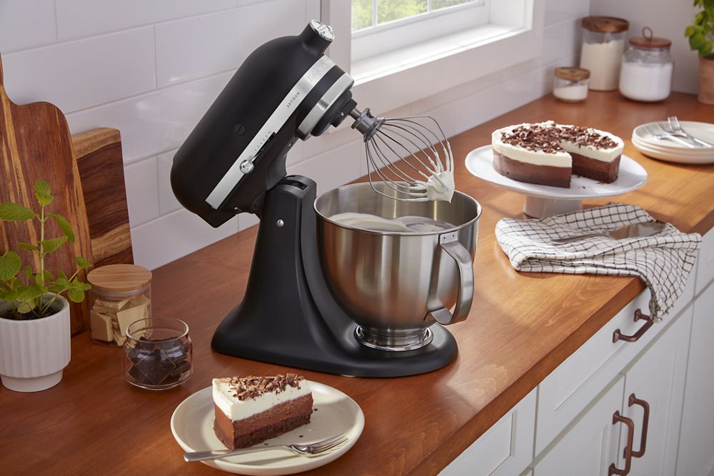 Artisan® Series 5 Quart Tilt-Head Stand Mixer with Premium Touchpoints - Cast Iron Black - Image 5