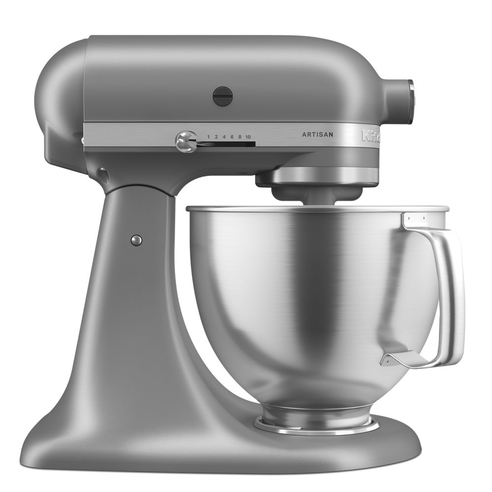 Artisan® Series 5 Quart Tilt-Head Stand Mixer with Premium Touchpoints - Contour Silver - Image 2