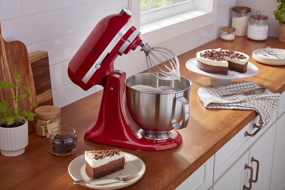 Artisan® Series 5 Quart Tilt-Head Stand Mixer with Premium Touchpoints - Empire Red - Image 5