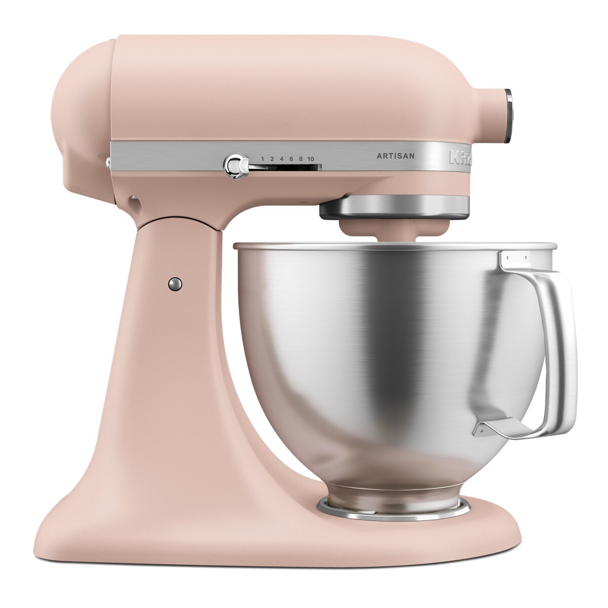 Artisan® Series 5 Quart Tilt-Head Stand Mixer with Premium Touchpoints - Feather Pink - Image 2