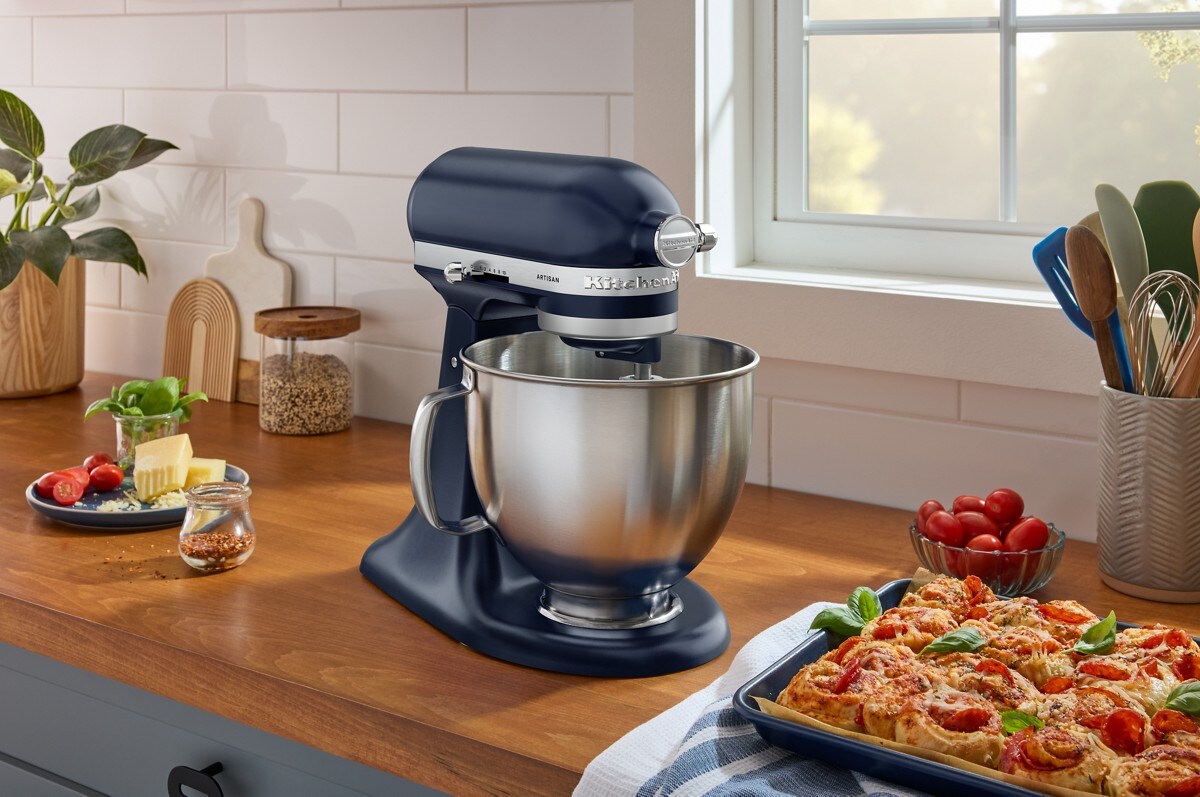 Artisan® Series 5 Quart Tilt-Head Stand Mixer with Premium Touchpoints - Ink Blue - Image 5