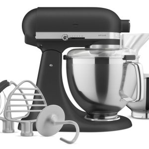 Artisan® Series 5 Quart Tilt-Head Stand Mixer with Premium Accessory Pack - Imperial Black