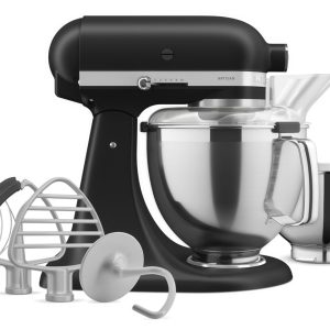Artisan® Series 5 Quart Tilt-Head Stand Mixer with Premium Accessory Pack - Black Matte