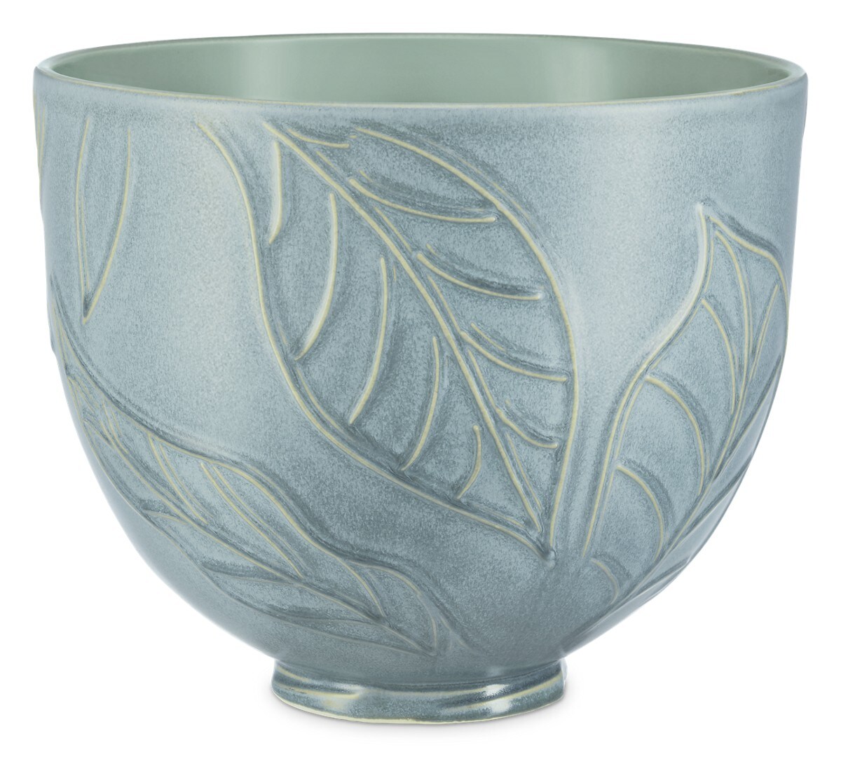 5 Quart Spring Leaves Ceramic Bowl