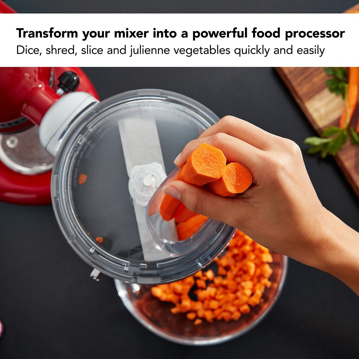Food Processor with Commercial Style Dicing Kit - Image 2