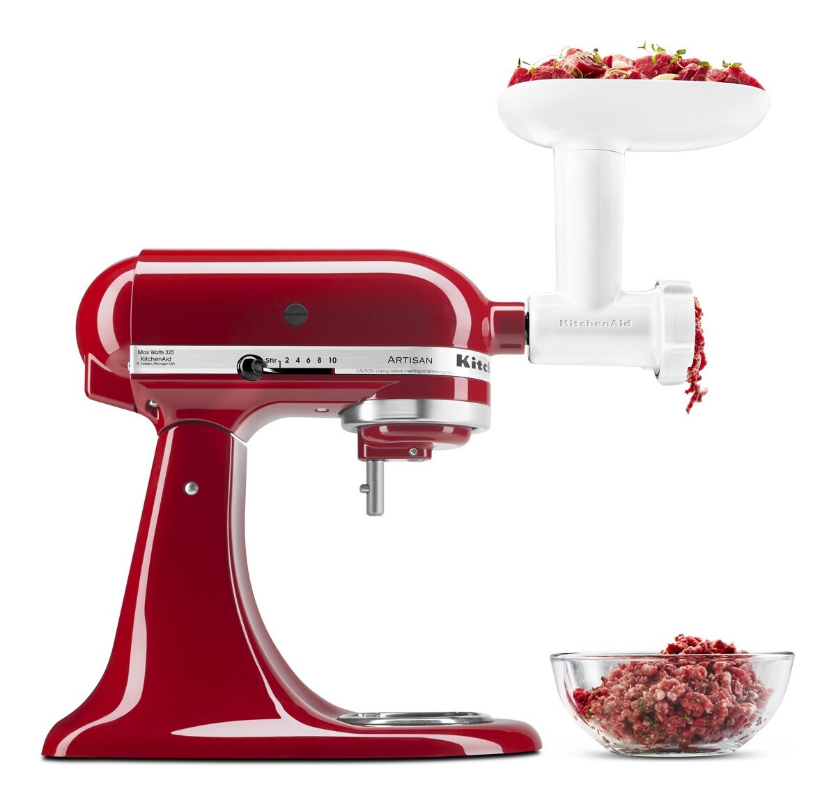 Food Grinder + Fresh Prep Slicer/Shredder Attachment Bundle - Image 2