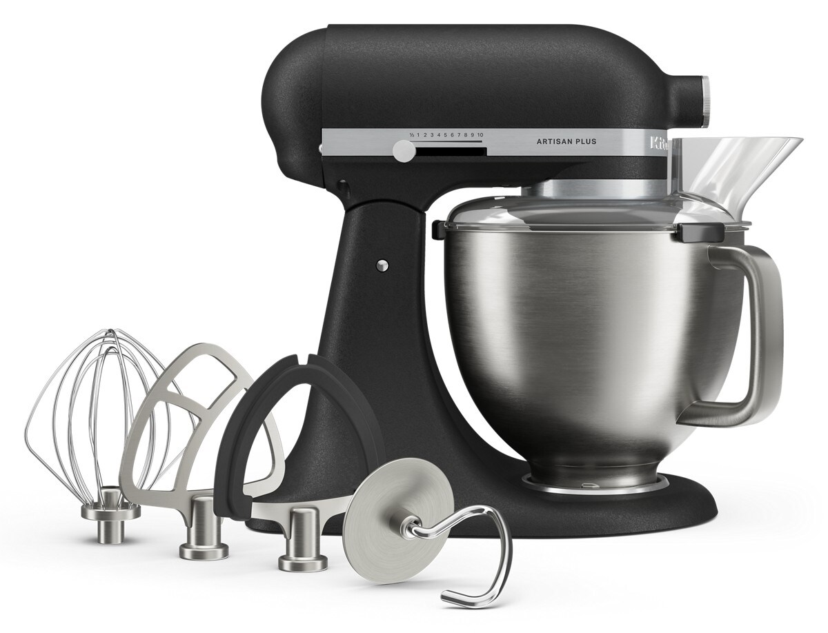 Artisan Plus Series 5 Quart Tilt-Head Stand Mixer - Cast Iron Black