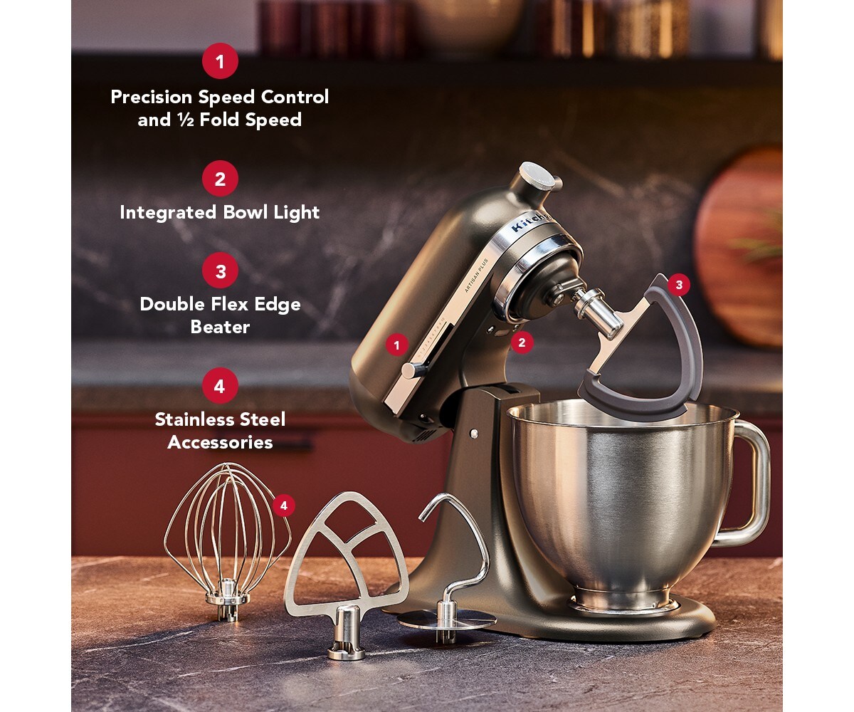 Artisan Plus Series 5 Quart Tilt-Head Stand Mixer - Iron Ore Bronze - Image 2