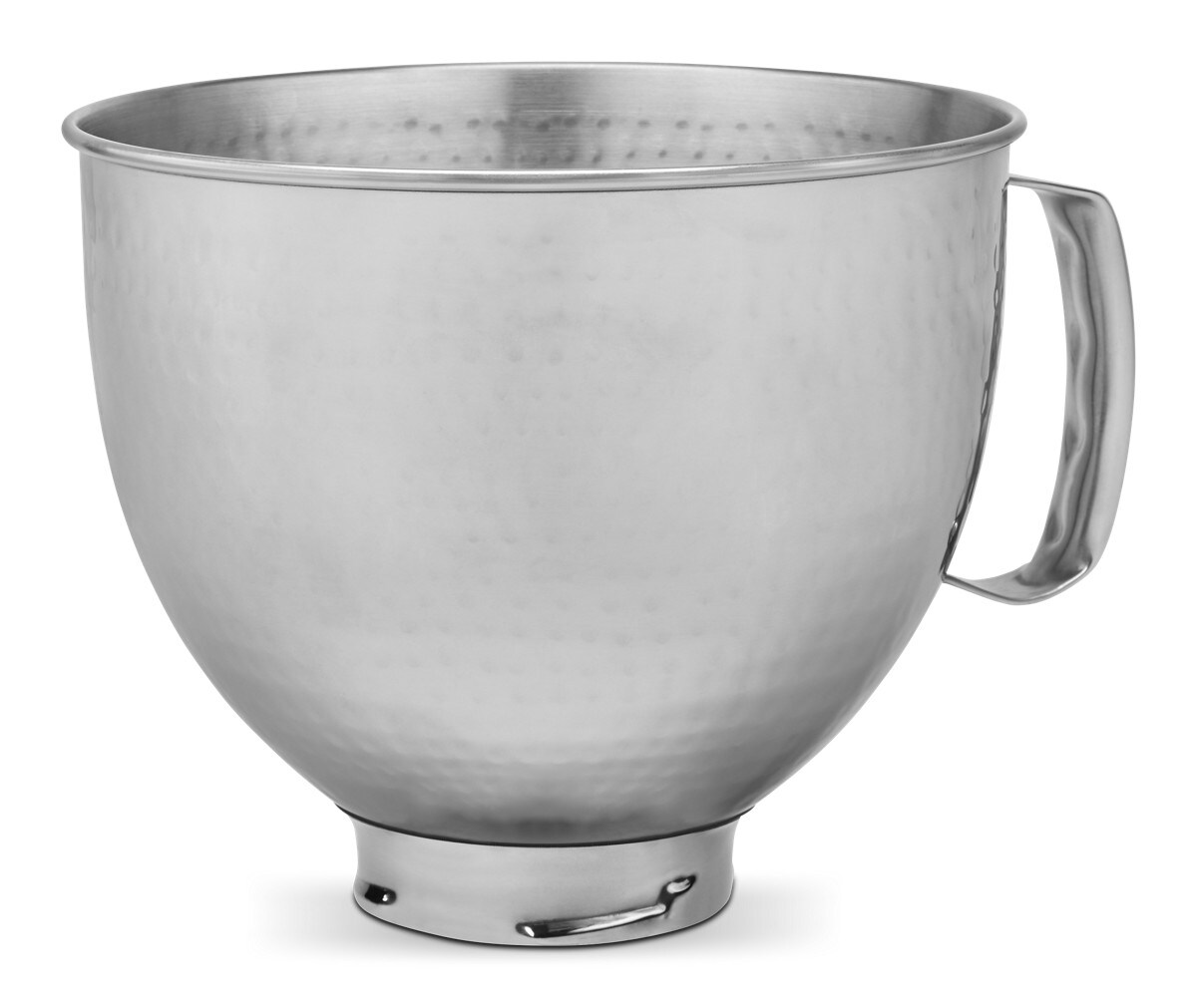 5 Quart Tilt Head Hammered Stainless Steel Bowl - Image 2