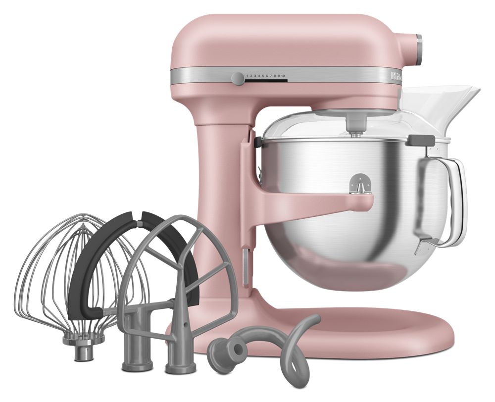KitchenAid® 7 Quart Bowl-Lift Stand Mixer - Matte Dried Rose - Image 2
