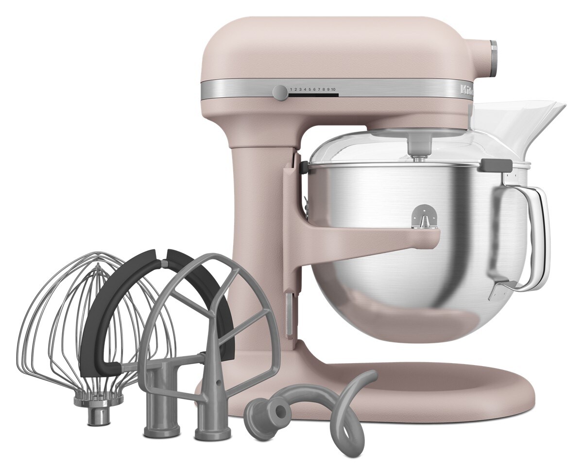 KitchenAid® 7 Quart Bowl-Lift Stand Mixer - Feather Pink - Image 2