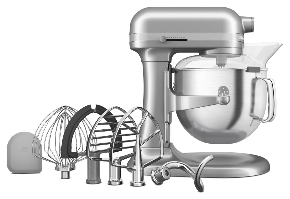 7 Quart Bowl-Lift Stand Mixer with Redesigned Premium Touchpoints - Contour Silver - Image 2