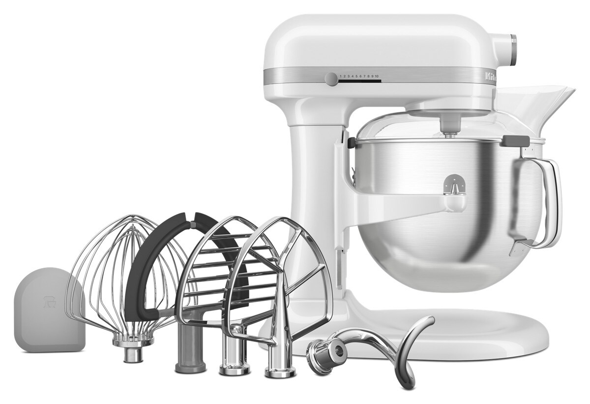 7 Quart Bowl-Lift Stand Mixer with Redesigned Premium Touchpoints - White - Image 2