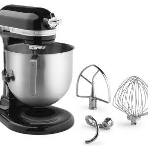 NSF Certified® Commercial Series 8 Quart Bowl Lift Stand Mixer - Onyx Black