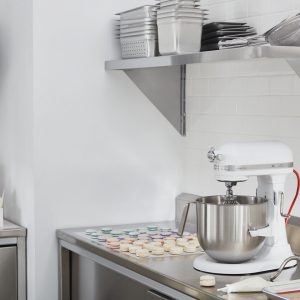 NSF Certified® Commercial Series 8 Quart Bowl Lift Stand Mixer - White