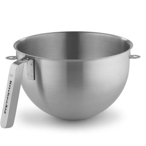5 Quart NSF Certified Polished Stainless Steel Bowl with J Hook Handle