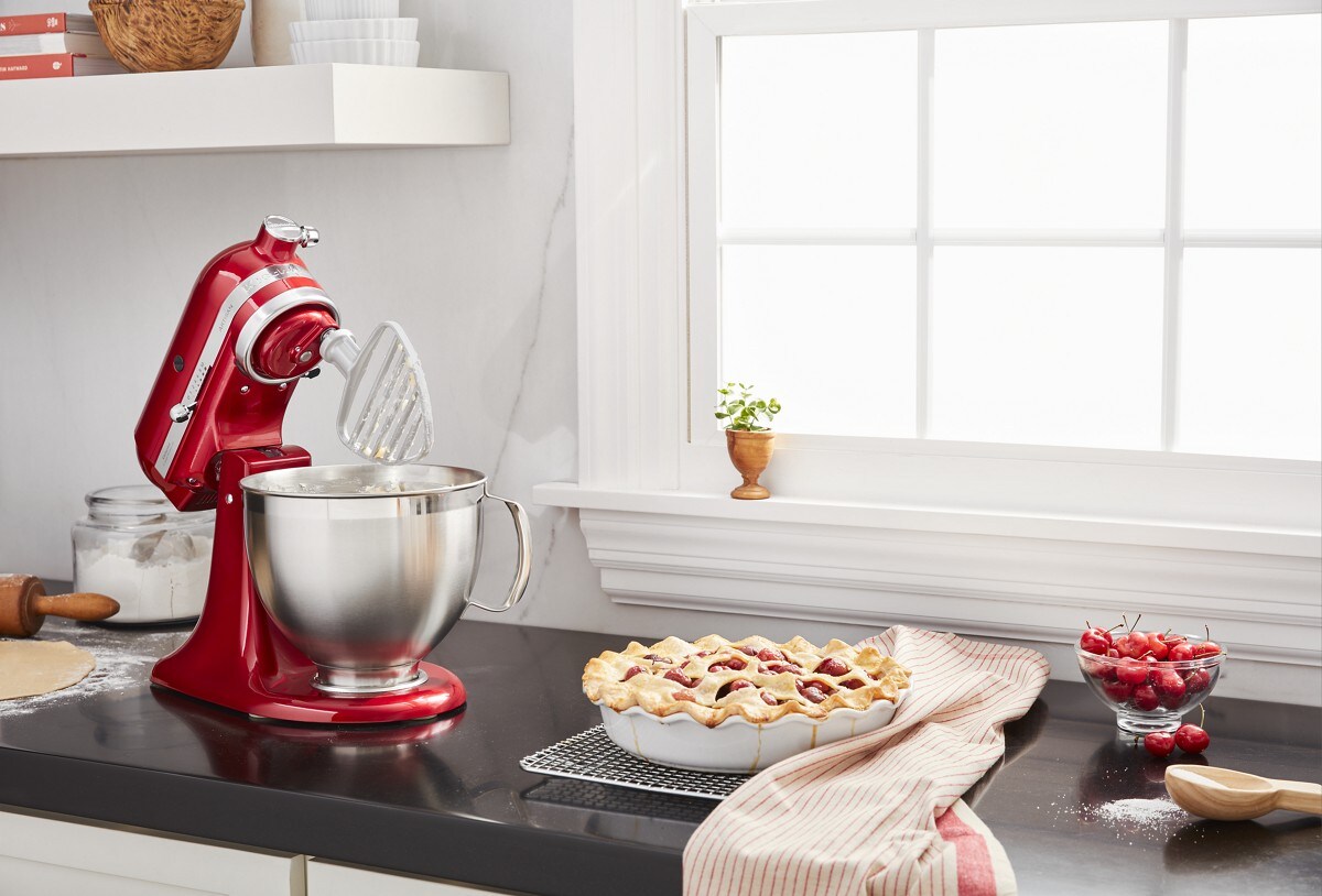 Pastry Beater for KitchenAid® Tilt Head Stand Mixers - Silver - Image 4