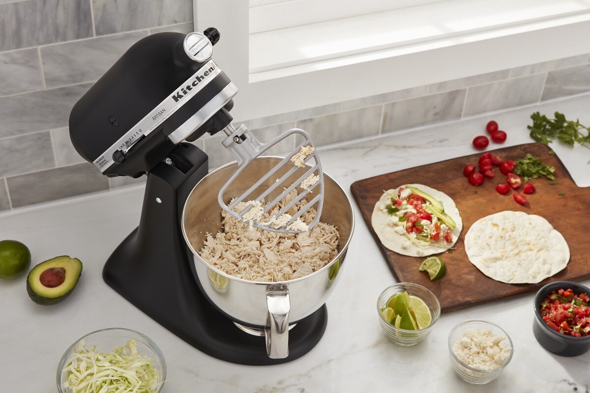 Pastry Beater for KitchenAid® Tilt Head Stand Mixers - Silver - Image 5