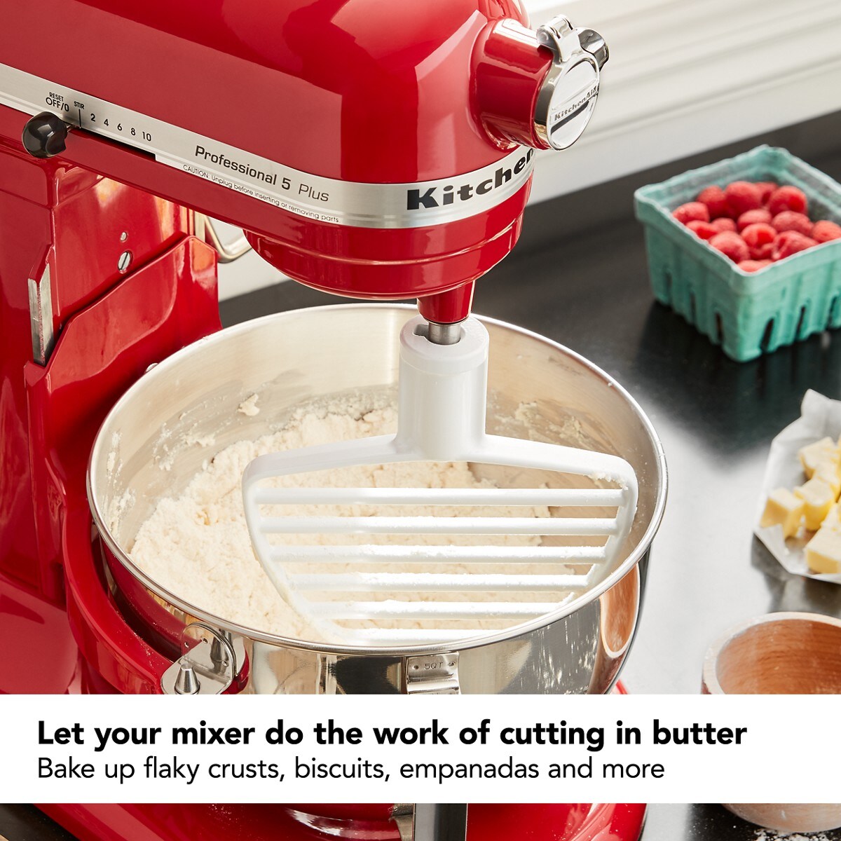 Pastry Beater for KitchenAid® Bowl-Lift Stand Mixers - White - Image 2