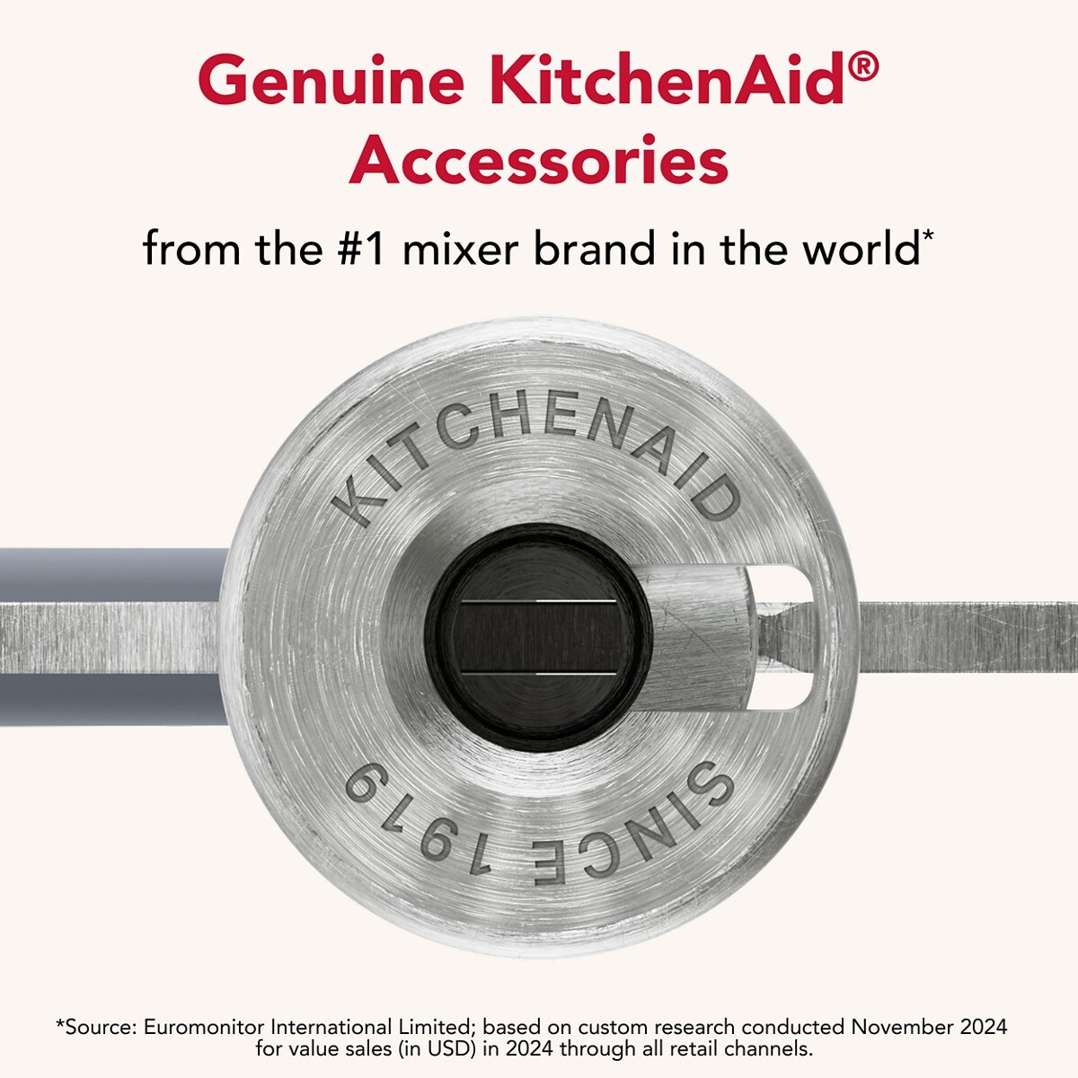 Durable stainless steel flex edge beater for select KitchenAid® tilt-head stand mixers - Image 5