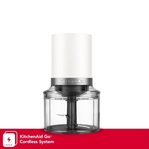 KitchenAid Go® Cordless Top Down Chopper - battery sold separately - Porcelain White