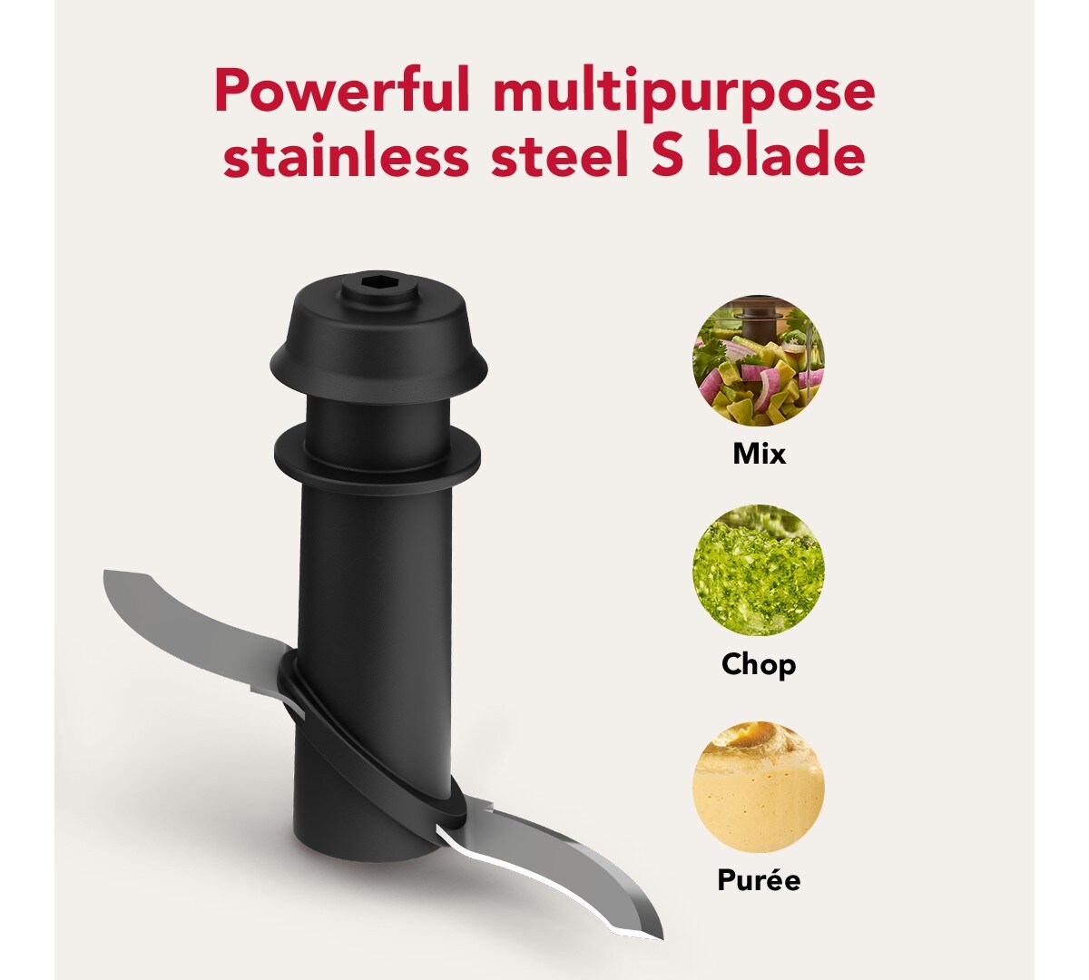 KitchenAid Go® Cordless Top Down Chopper - battery sold separately - Porcelain White - Image 5
