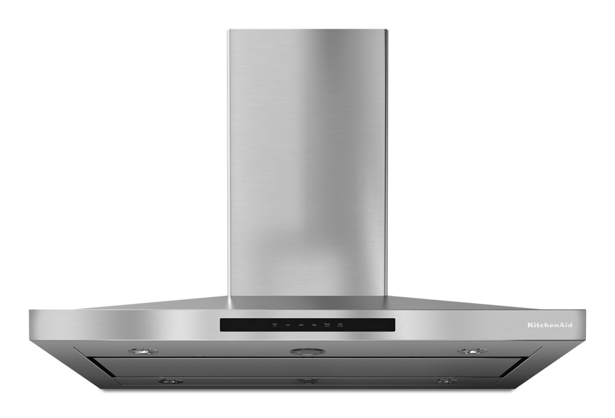 42'' Island-Mount, 3-Speed Canopy Hood - Stainless Steel