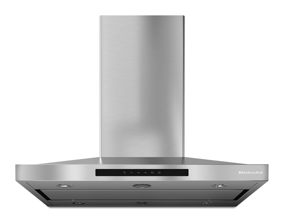 36" Island-Mount, 3-Speed Canopy Hood - Stainless Steel