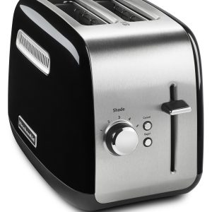 Refurbished 2-Slice Toaster with manual lift lever - Onyx Black