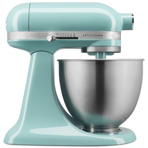 Refurbished Artisan® Mini 3.5 Quart Tilt-Head Stand Mixer - Aqua Sky