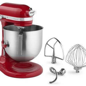 Refurbished NSF Certified® Commercial Series 8 Quart Bowl Lift Stand Mixer - Empire Red