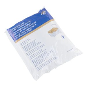 Heavy-Duty Plastic Compactor Bags (15-Pack) - White with Odor Remover for 15-IN Compactor Models