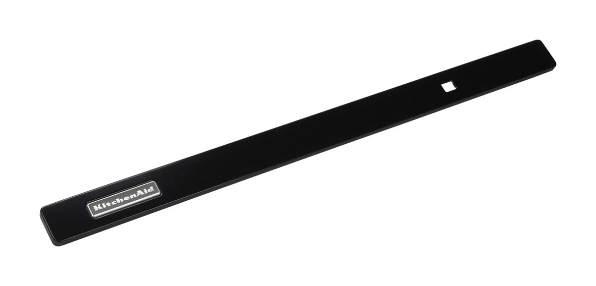 Vent Hood Downdraft Top Trim, Black, Size: 37" L x 3" W, fits KXD4630YSS