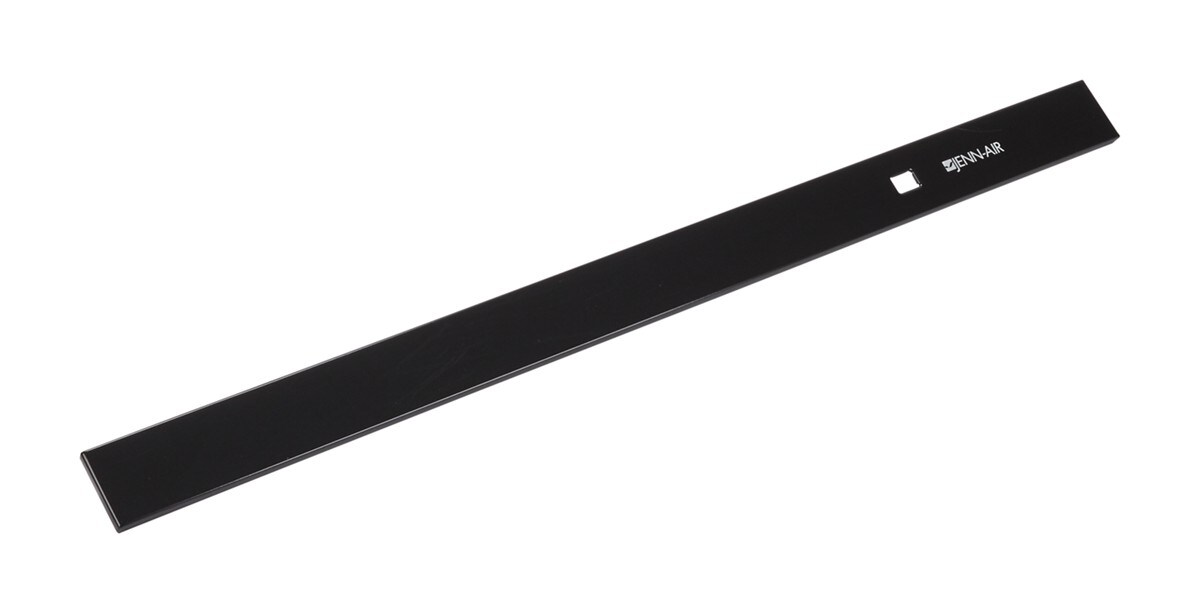 30" Range Downdraft Vent Top Trim, Black, fits JXD7030YS