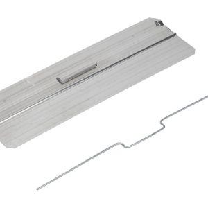 Range Rectangular Vent Damper Kit with Flapper (3 1/4-IN X 10-IN) - Stainless Steel
