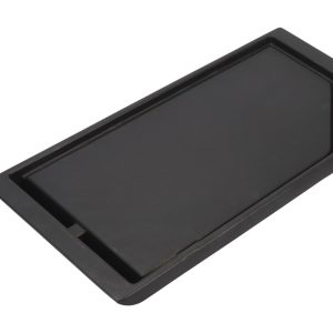 Dishwasher-Safe Cast Aluminum Griddle for Gas Ranges and Cooktops - Black