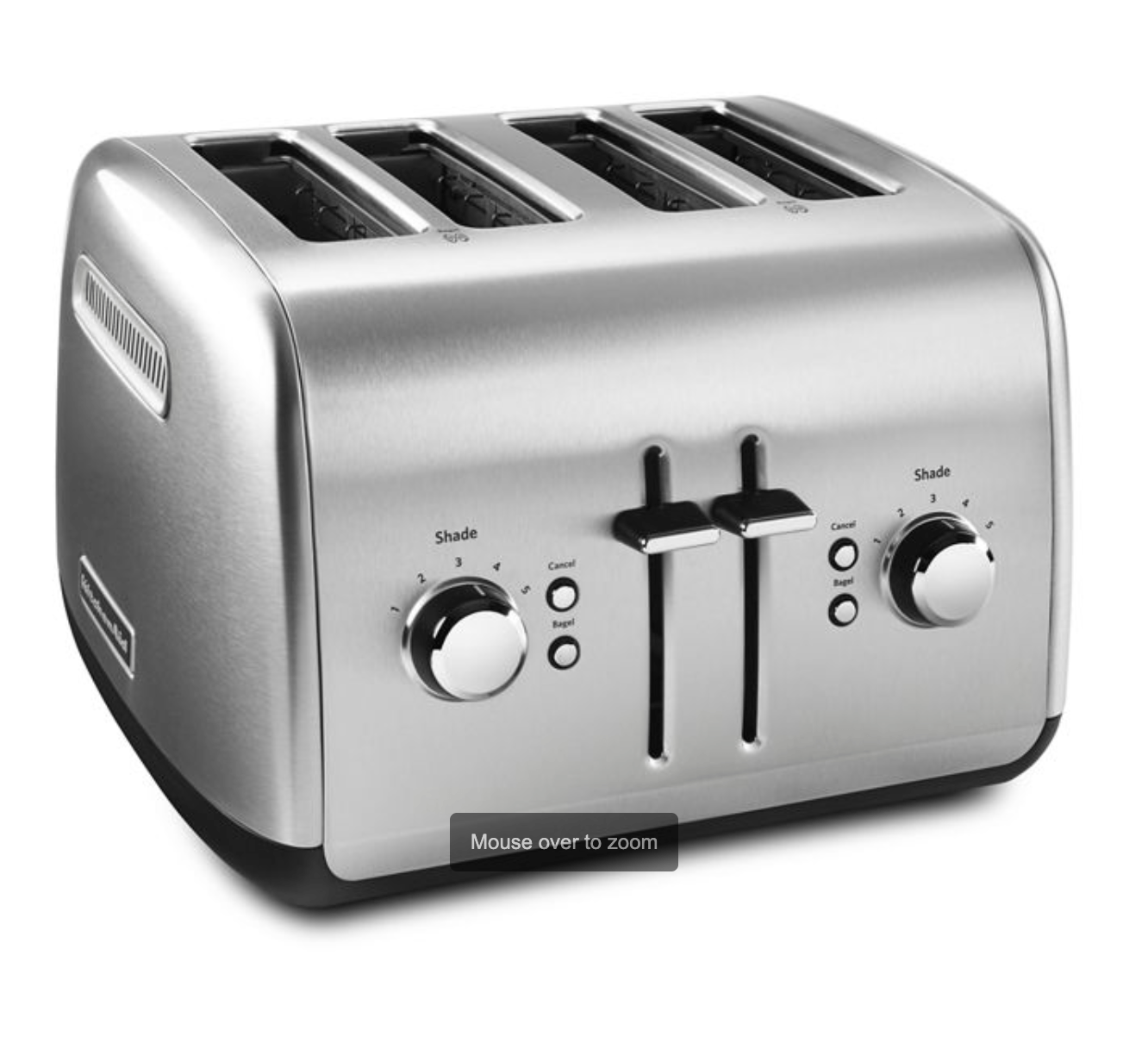 Breakfast Bundle (4-Slice Toaster and 1.25L Electric Kettle) - Brushed Stainless Steel - Image 2