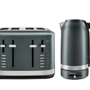 Breakfast Set: Toaster 4 slice + Electric Kettle - Juniper