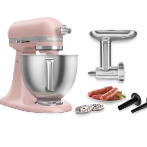 Artisan® 5-Qt Mixer with Premium Touchpoints & Metal Food Grinder Attachment