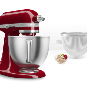 Artisan® 5-Qt Mixer with Premium Touchpoints & Ice Cream Maker Attachment - Empire Red